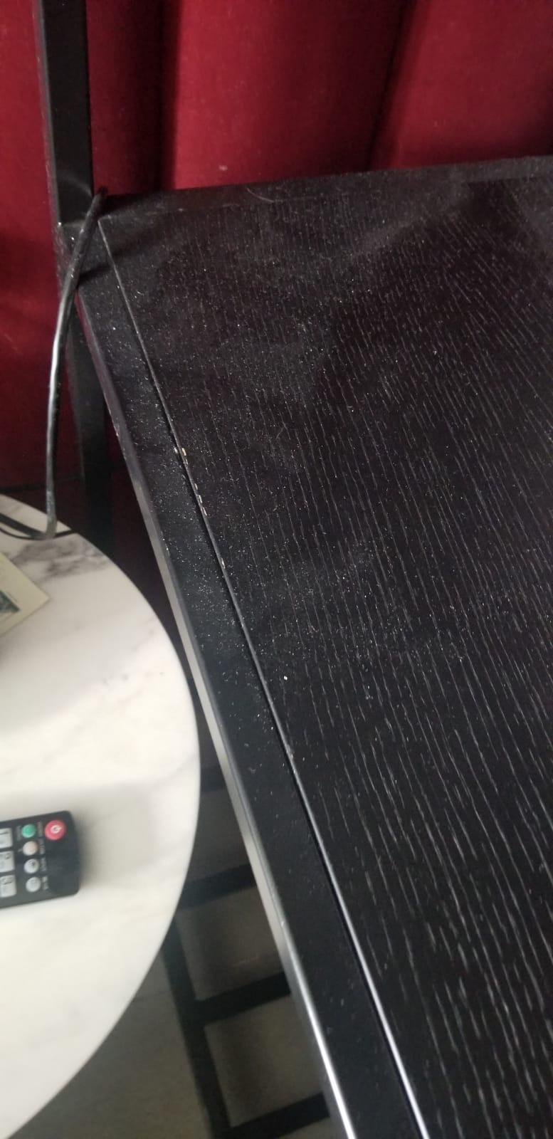 Photos taken at check in...dust and dirt everywhere! Just YUCK!