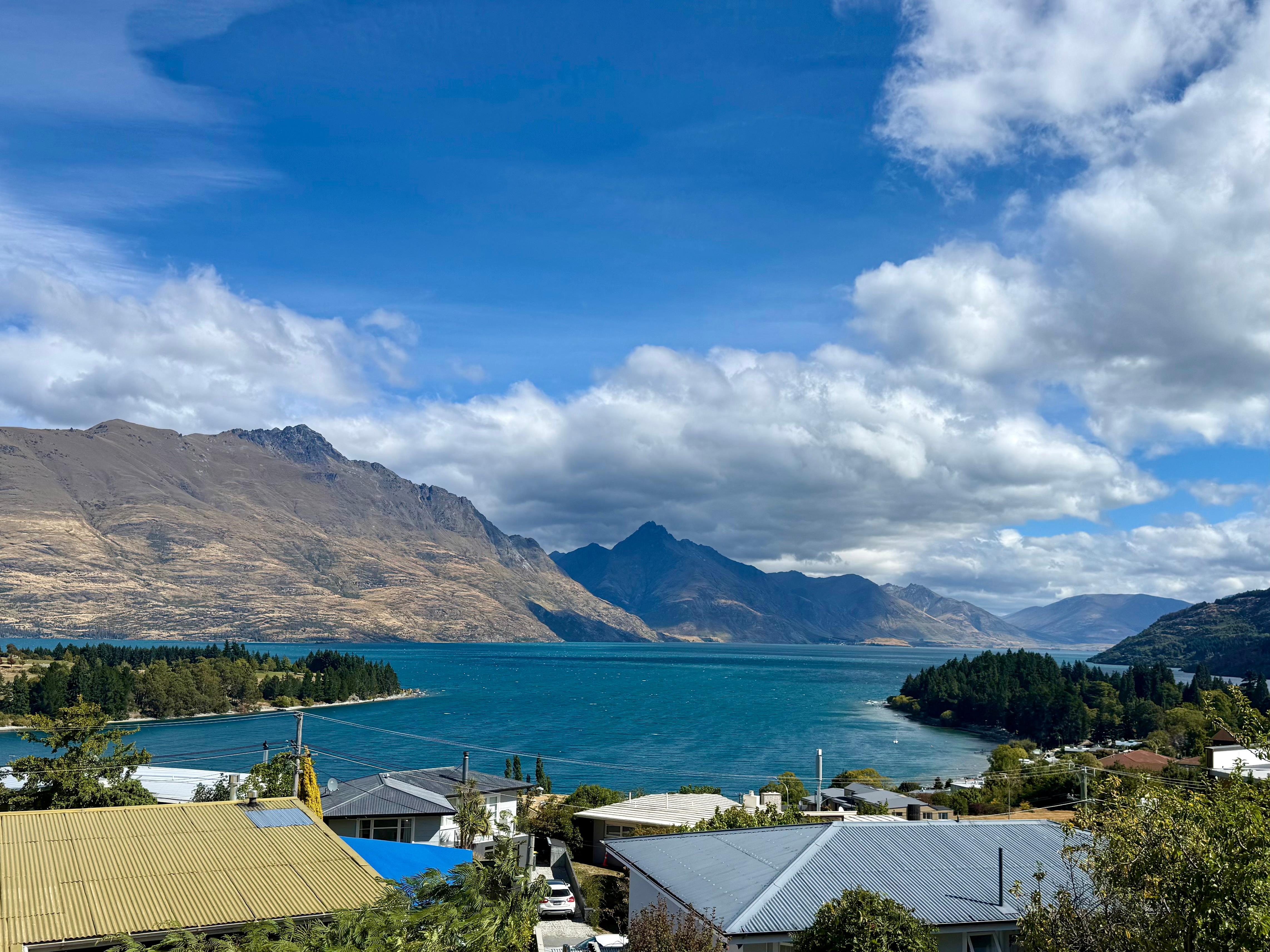 Afternoon view towards downtown.
