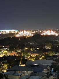 View at night from my balcony
