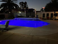 Outside in the backyard