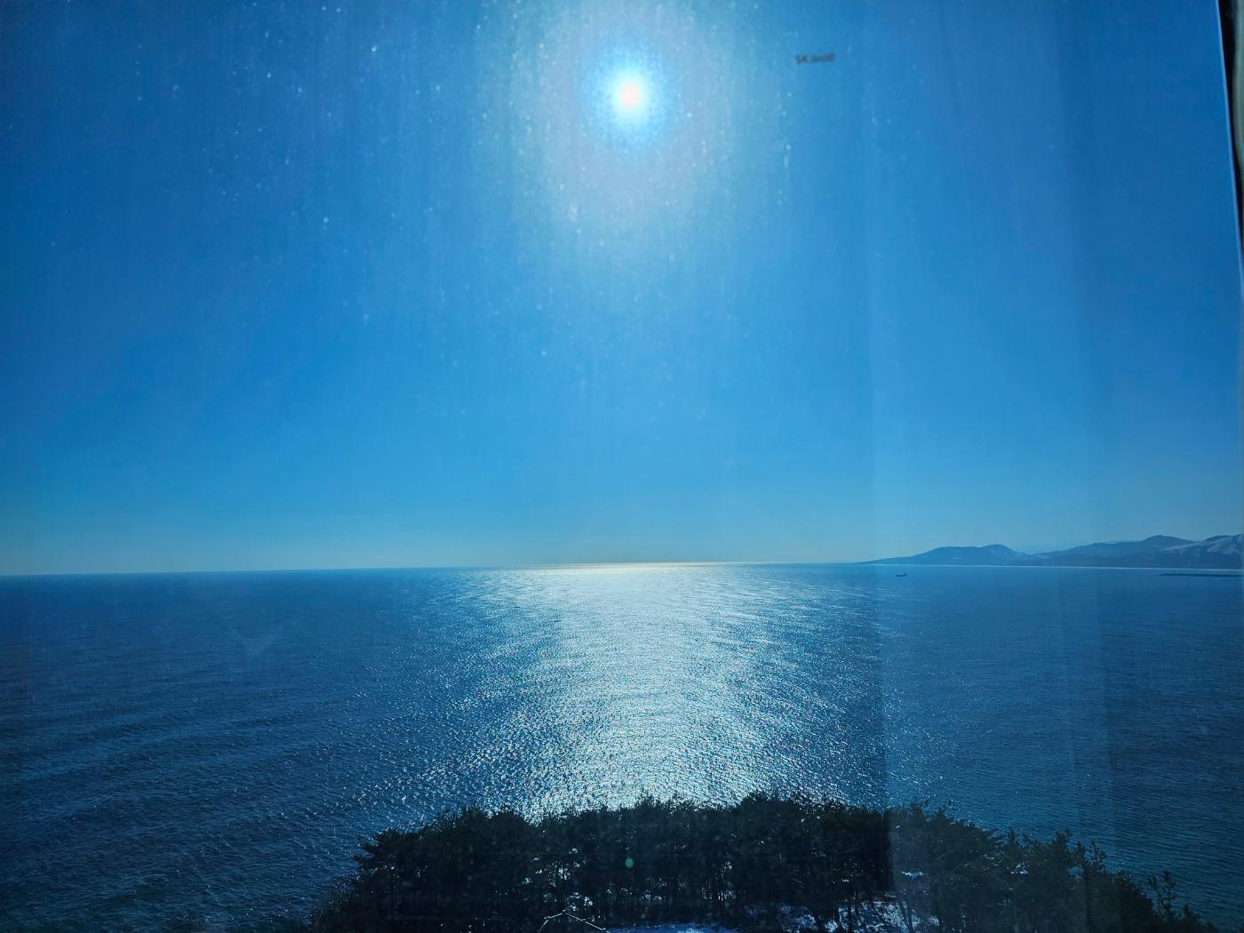 퀸스위트 5층에서 바라본 바다 전망입니다. 
