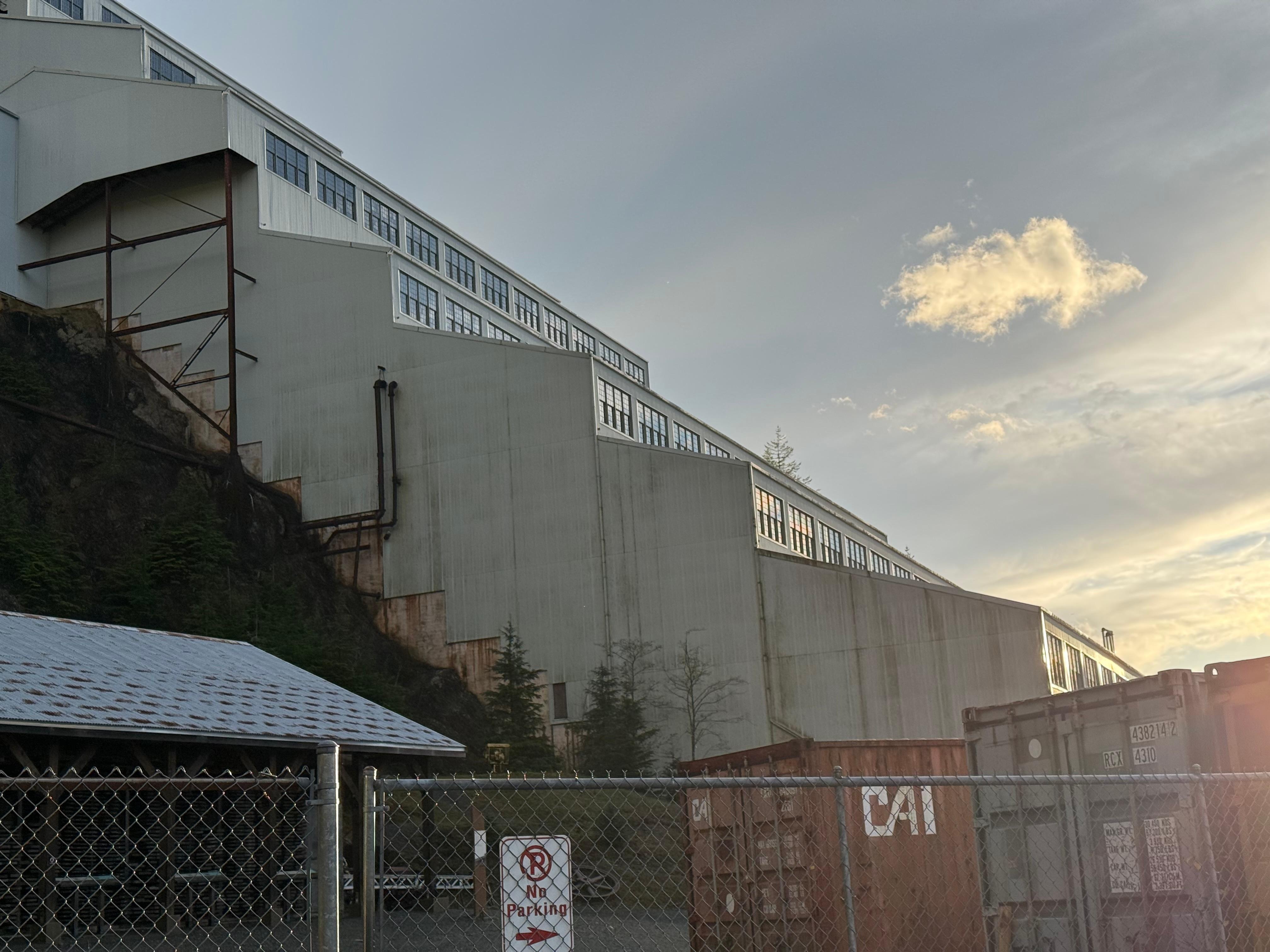 Britannia Beach  copper mine nearby