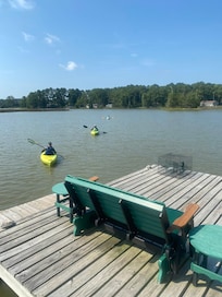 Kayaks provided