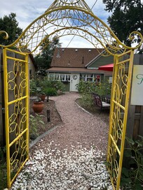 Back entrance to the house. This was so welcoming.