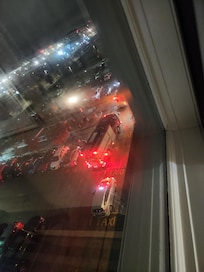 Late night fire truck