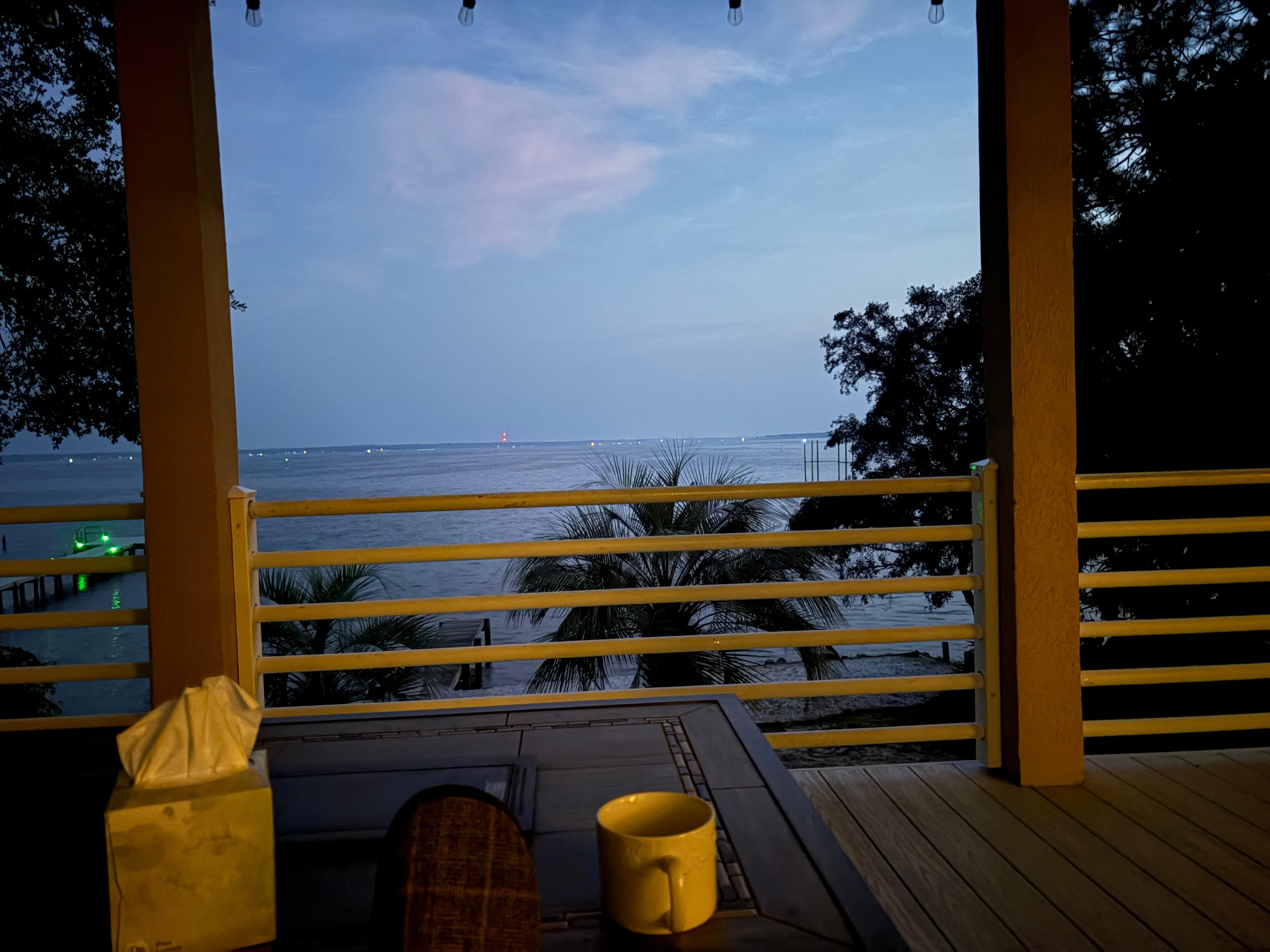 Watching the sun set 