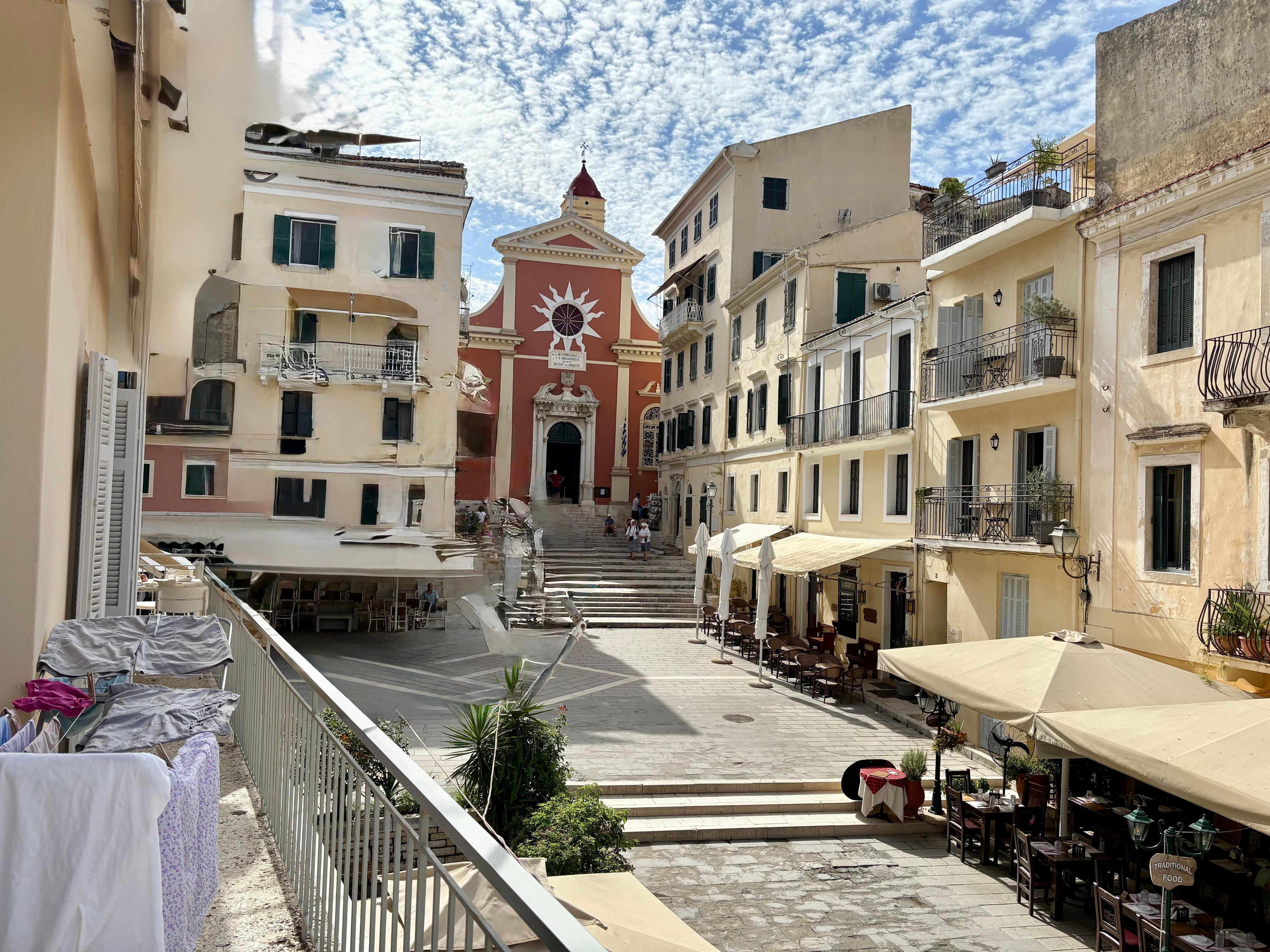 The church in the square. A great landmark to find your way home.
