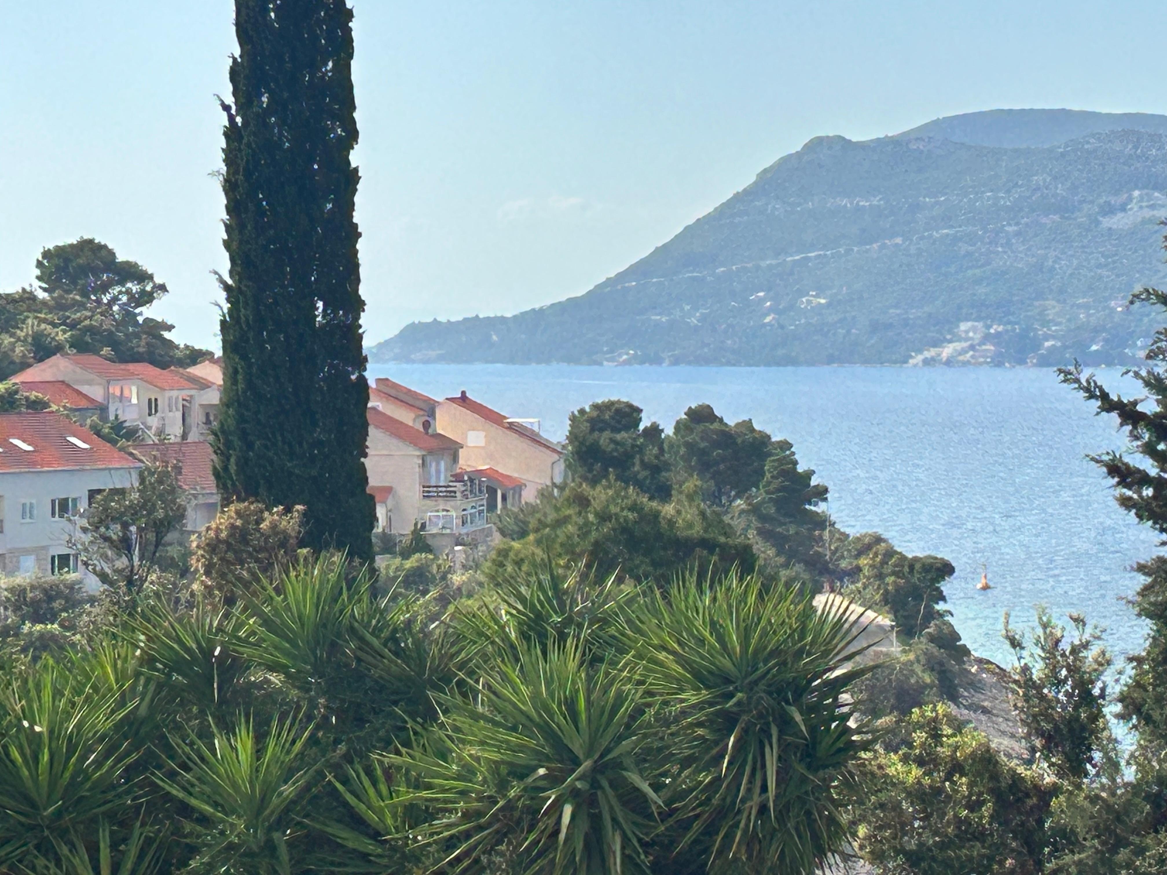 The view from the balcony.