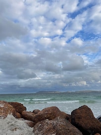 Short walk to great beach.