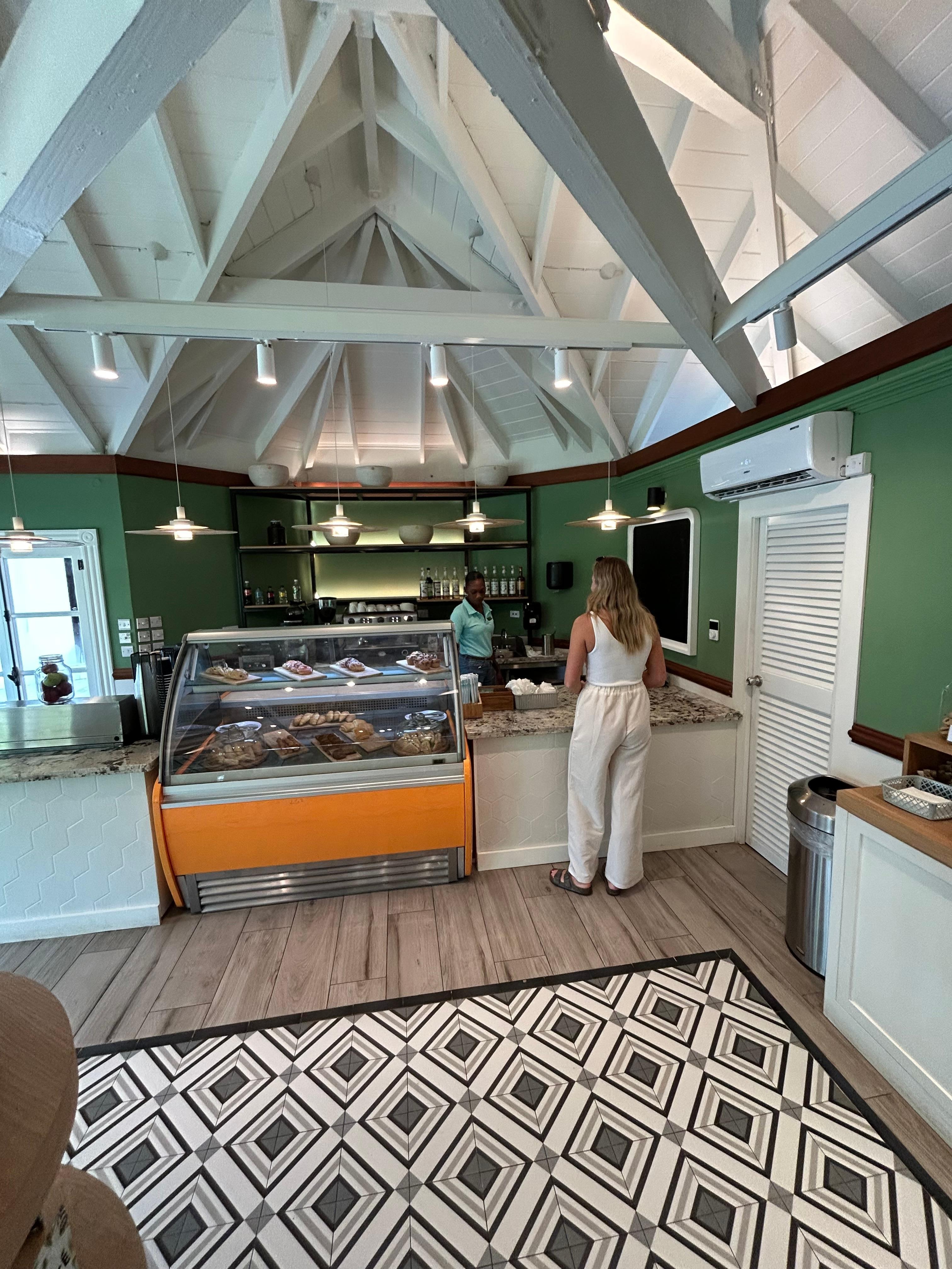 The Cafe. Served amazing espresso beverages. 