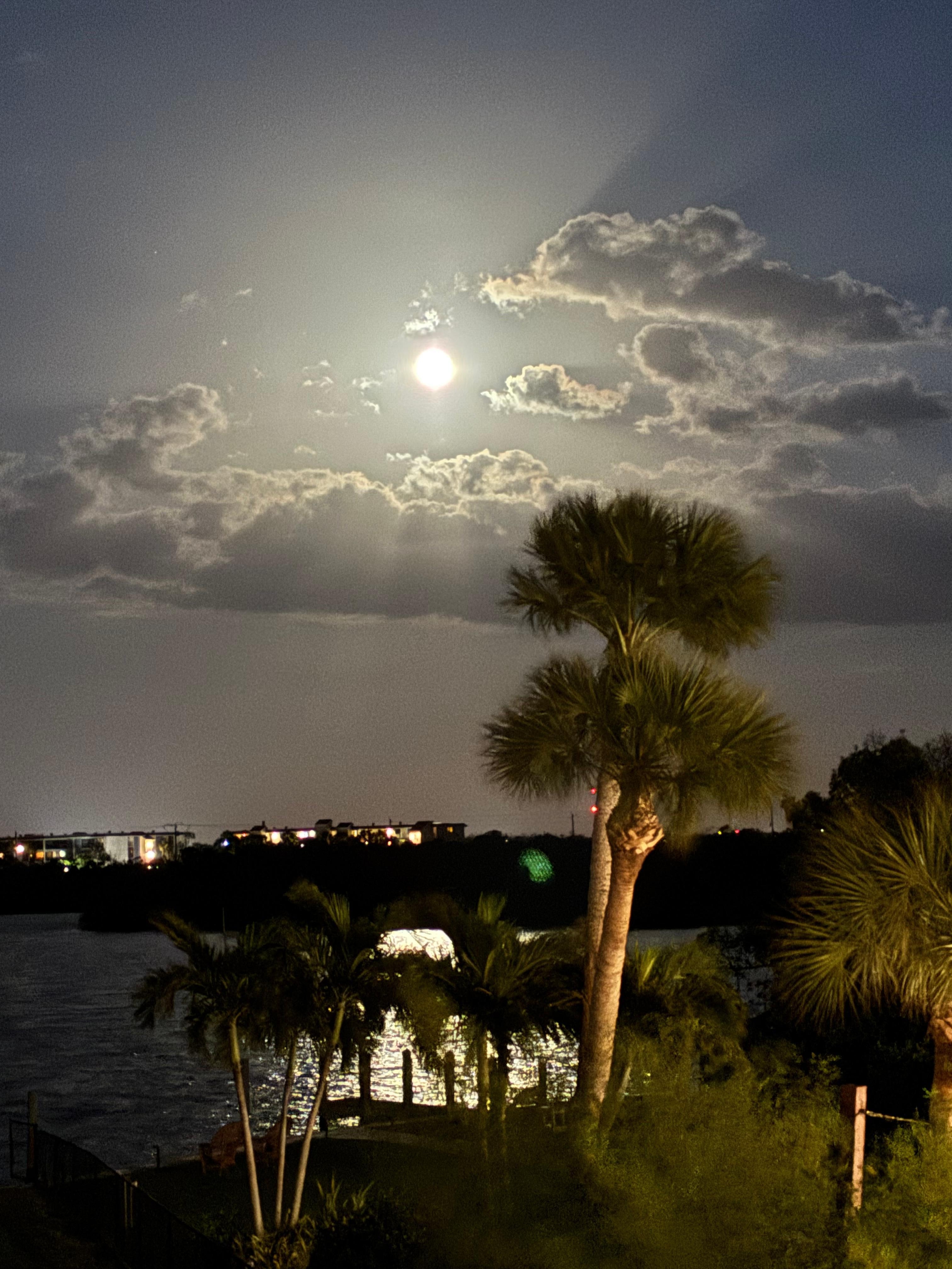 Full moon from the deck