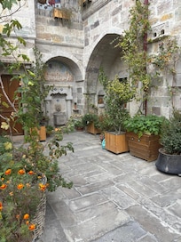 The courtyard