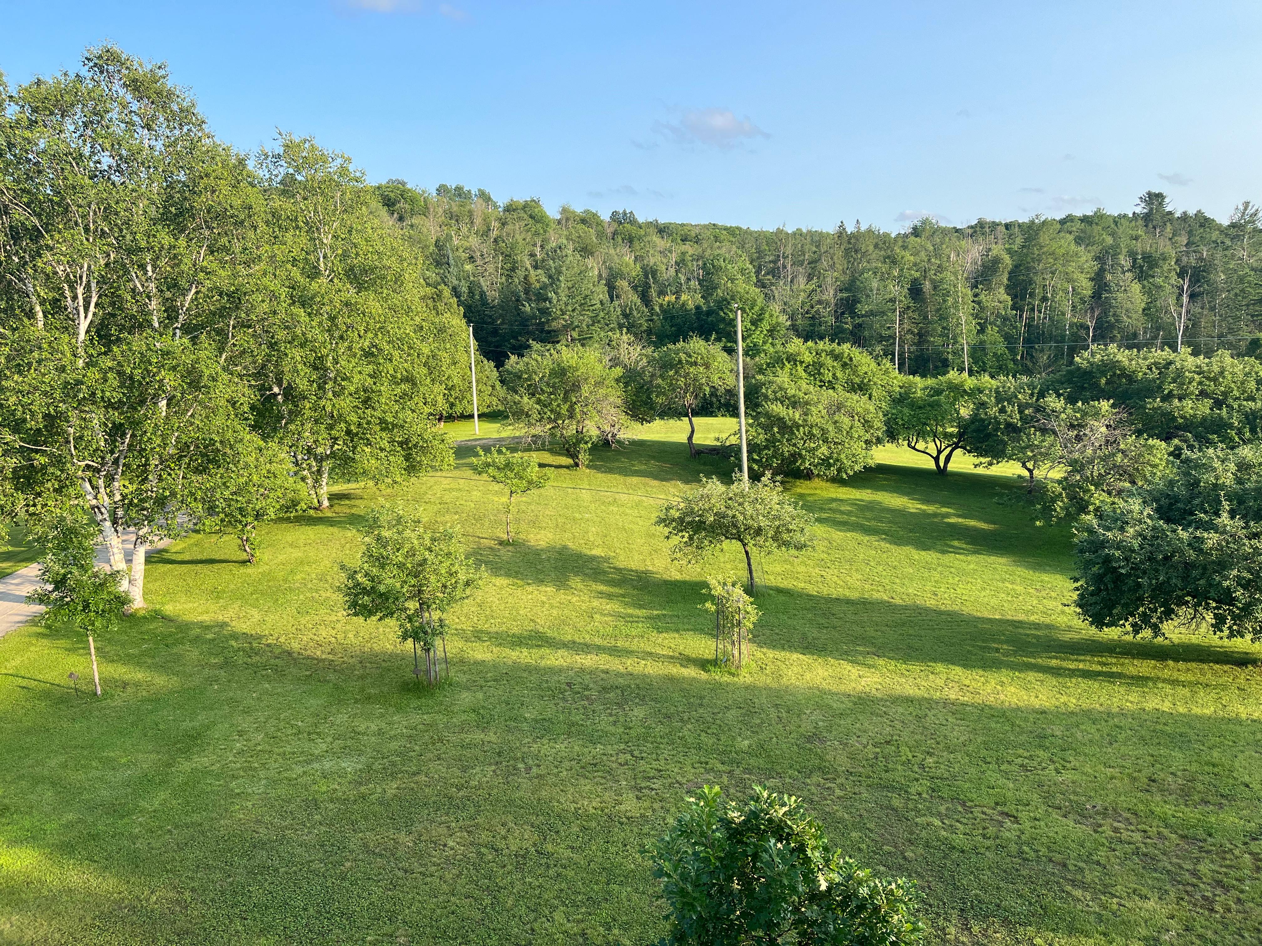 Merveilleux paysage qui entoure l’auberge 