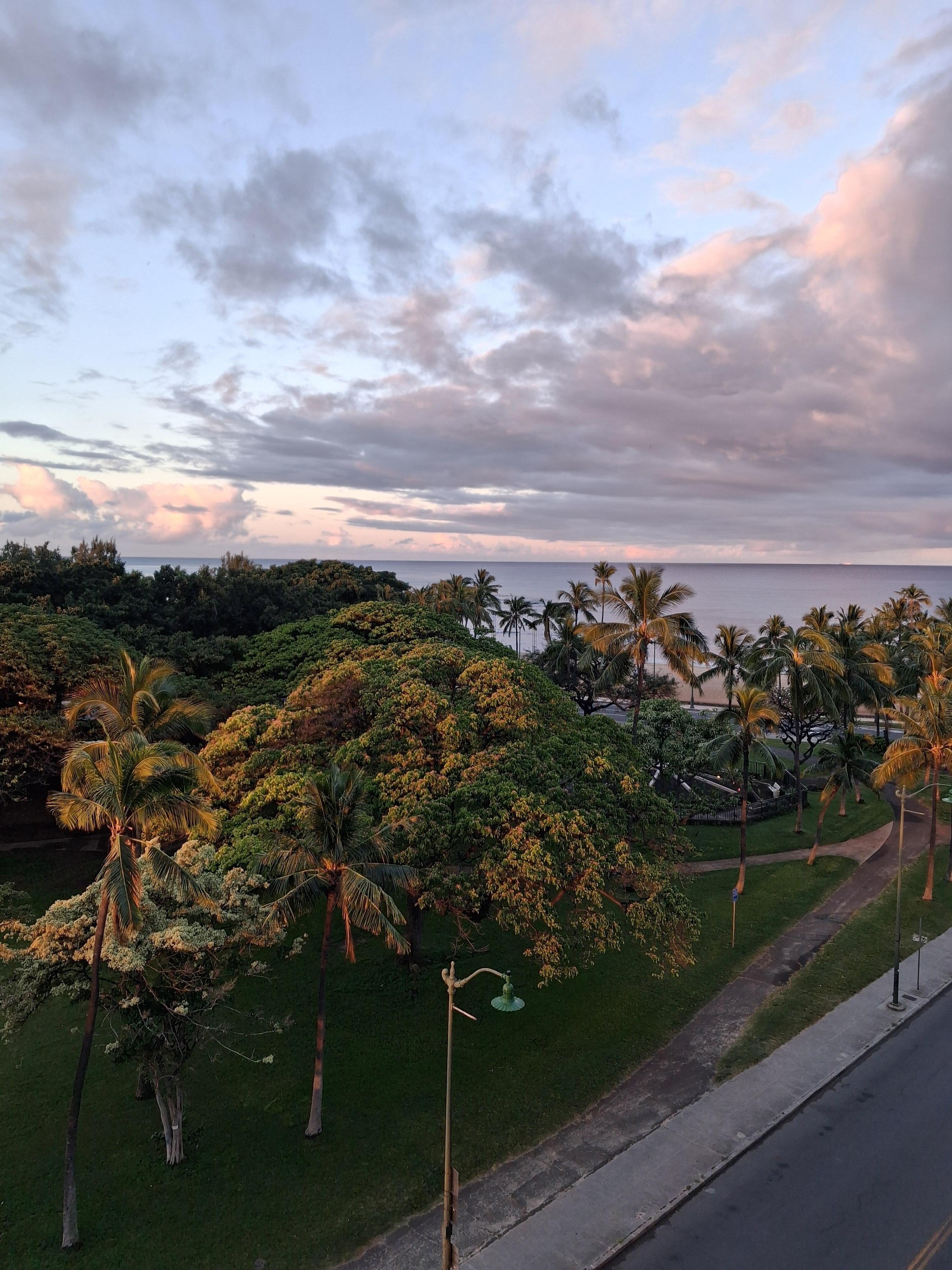 Ocean view at sunrise 
