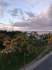 Ocean view at sunrise