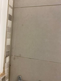 Grout in need of a cleaning