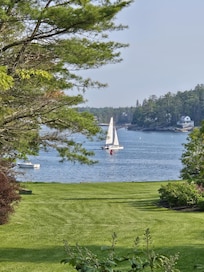 Sailboat from living room window