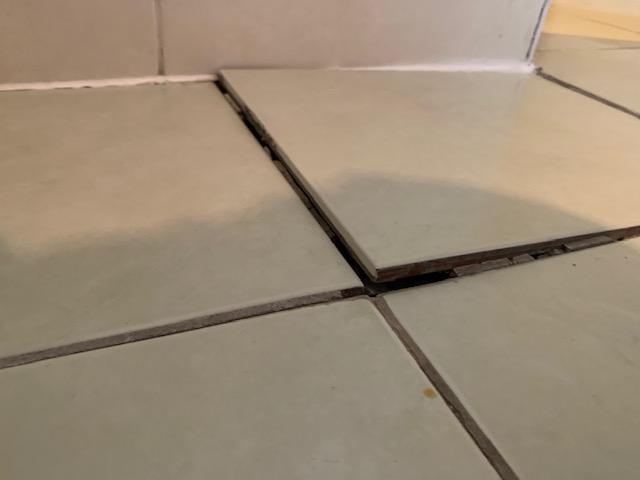 Bathroom floor