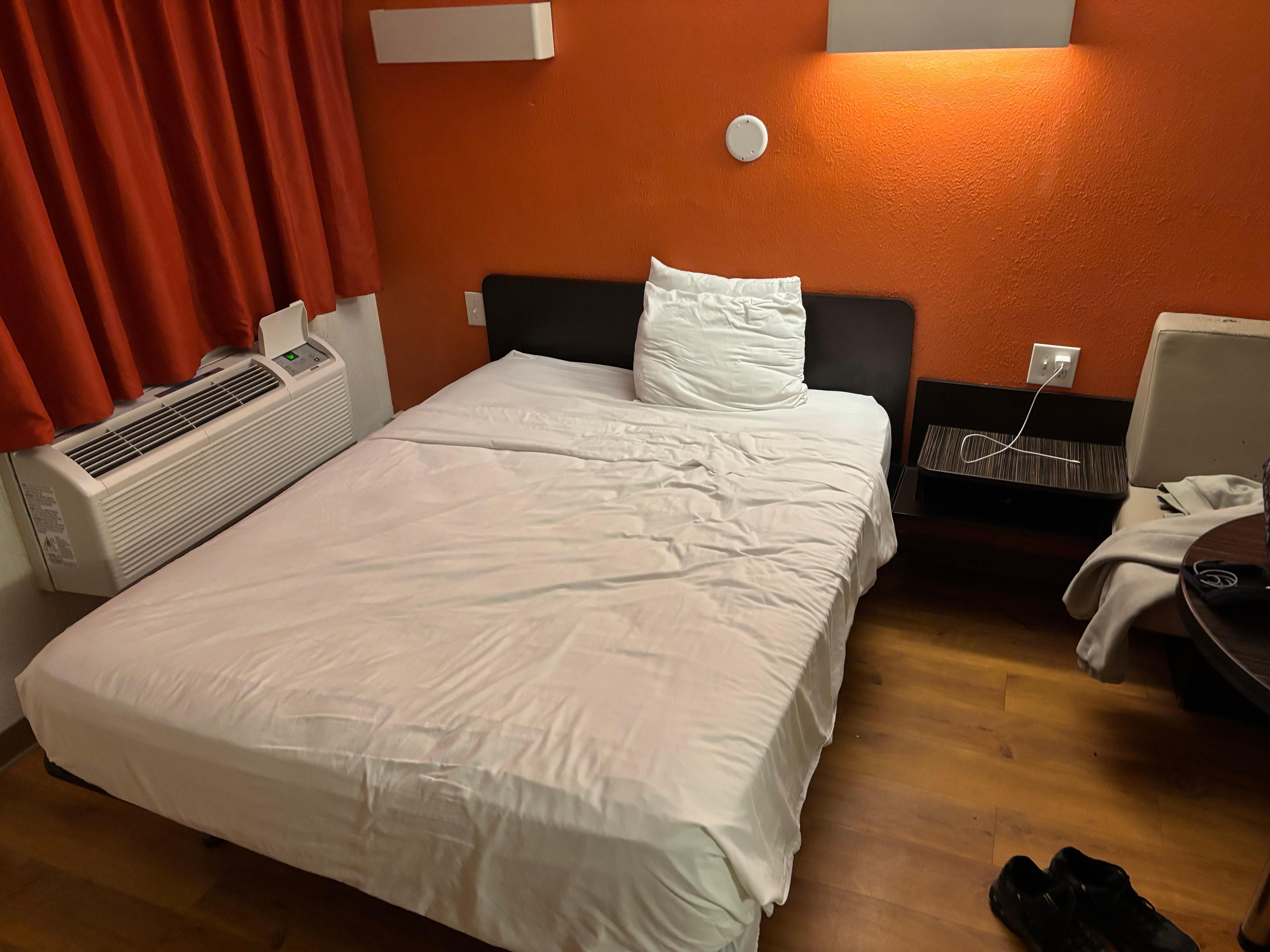 No blankets just a sheet