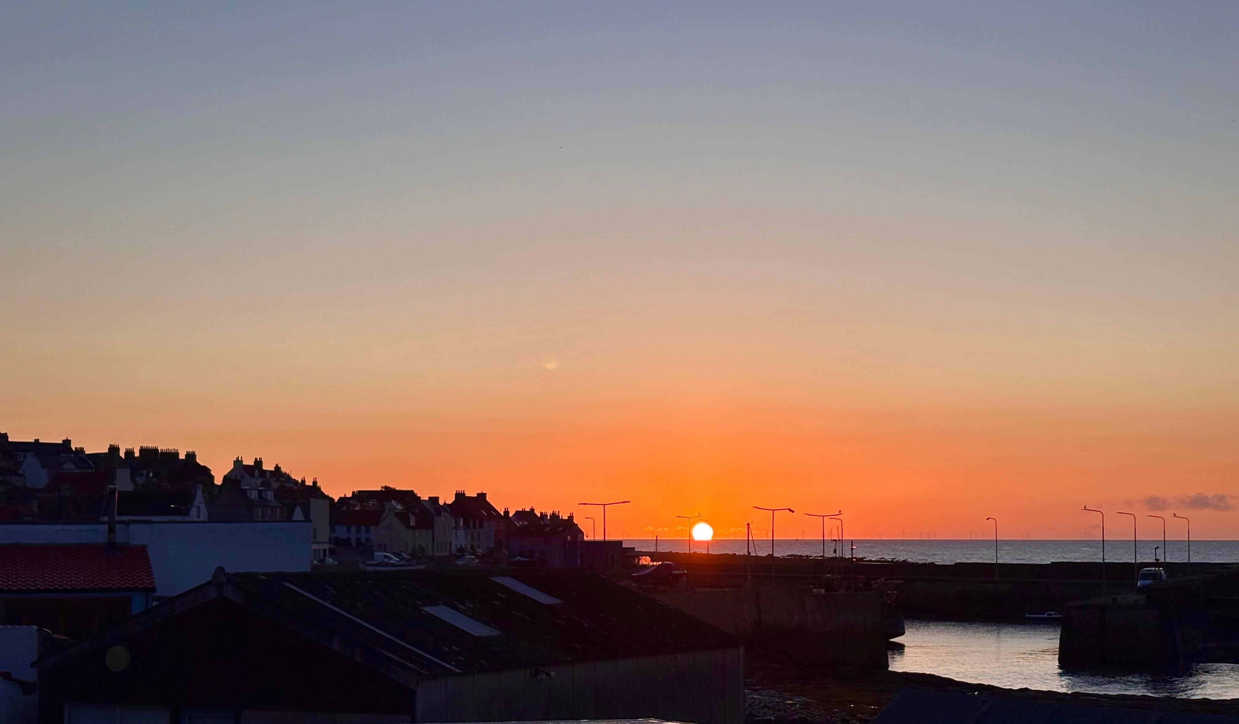 Sunrise from the terrace 