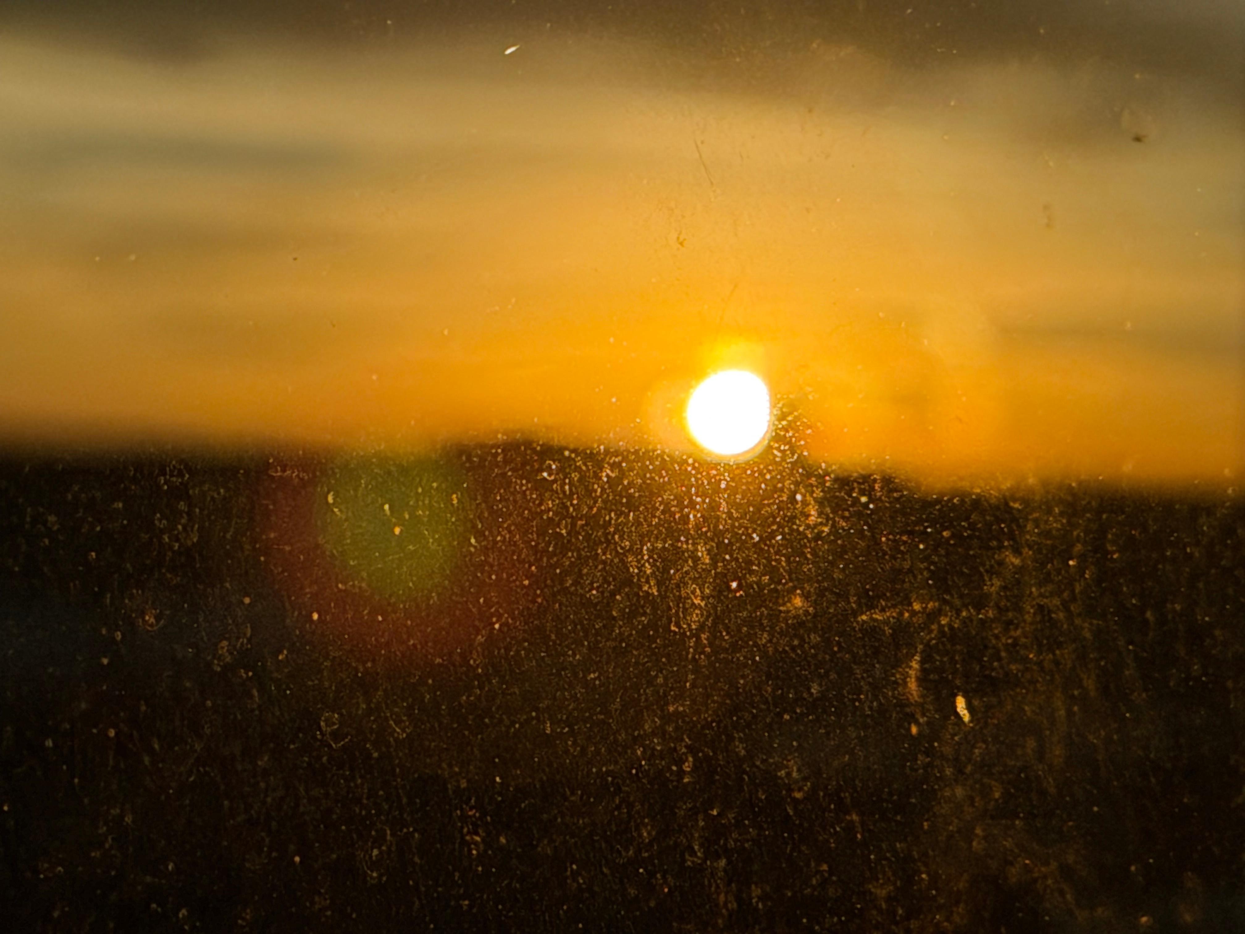 Sunrise so beautiful out of our room!