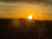 Sunrise so beautiful out of our room!