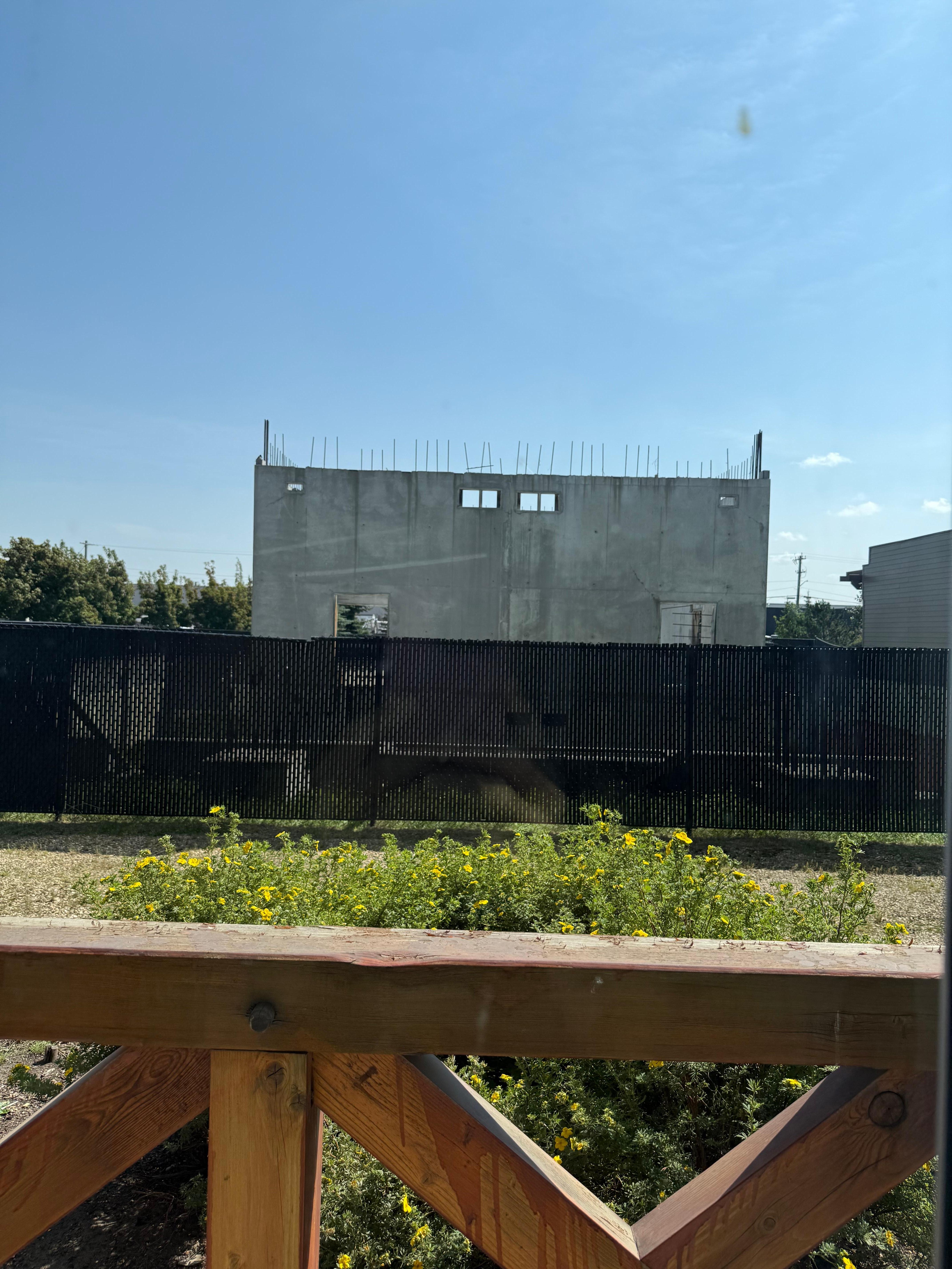 Our view from the hotel room.