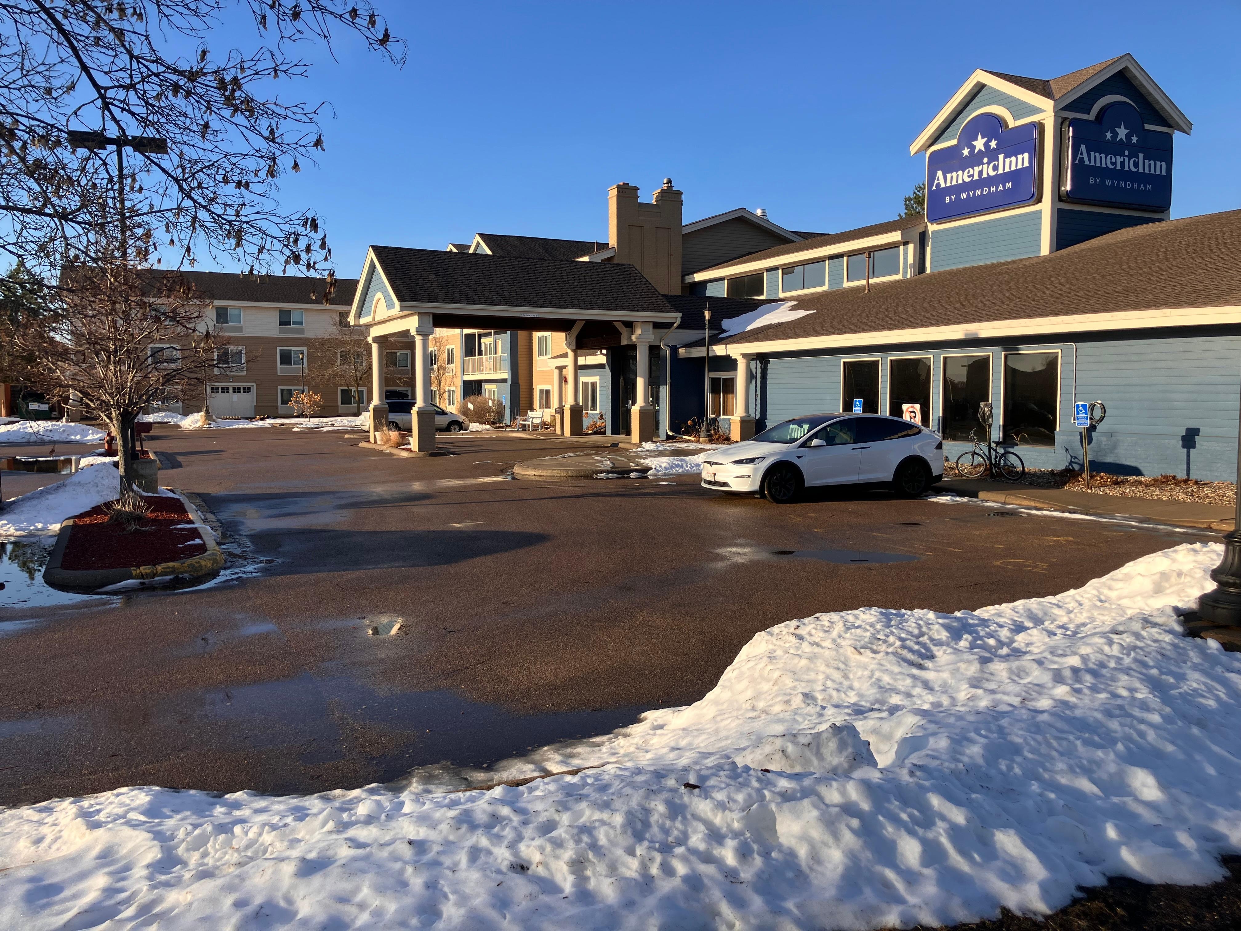 One week after a big snowstorm.