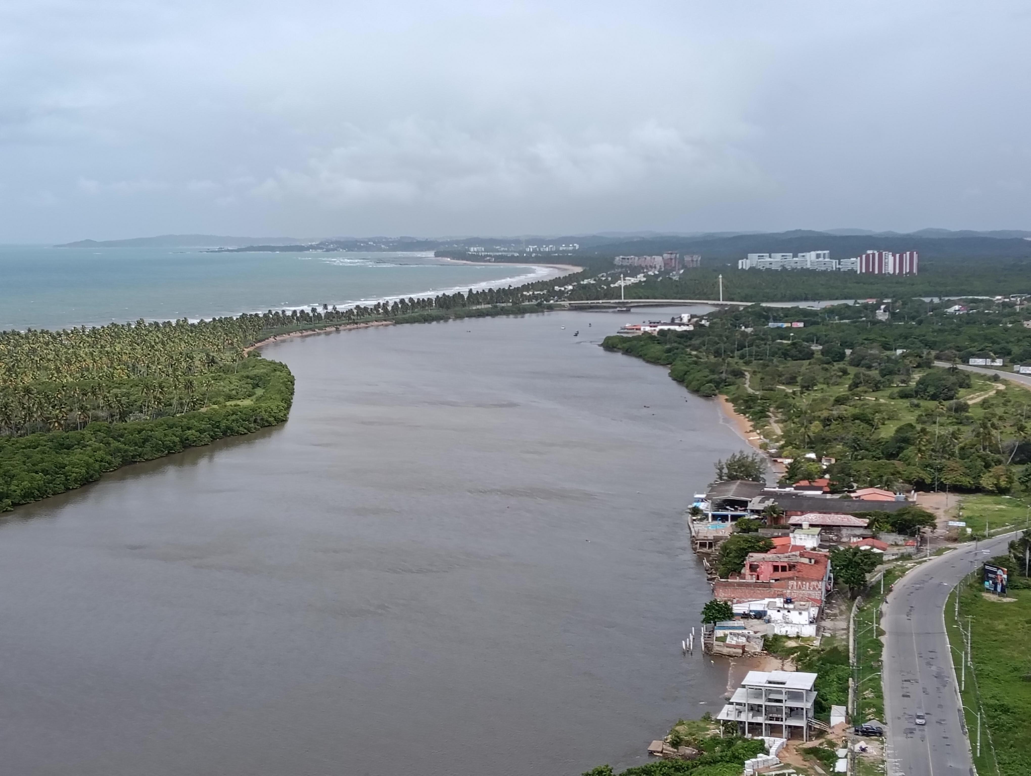 Vista da cobertura 
