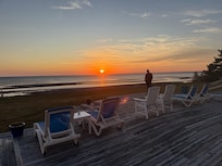 Beautiful sunset from the devk