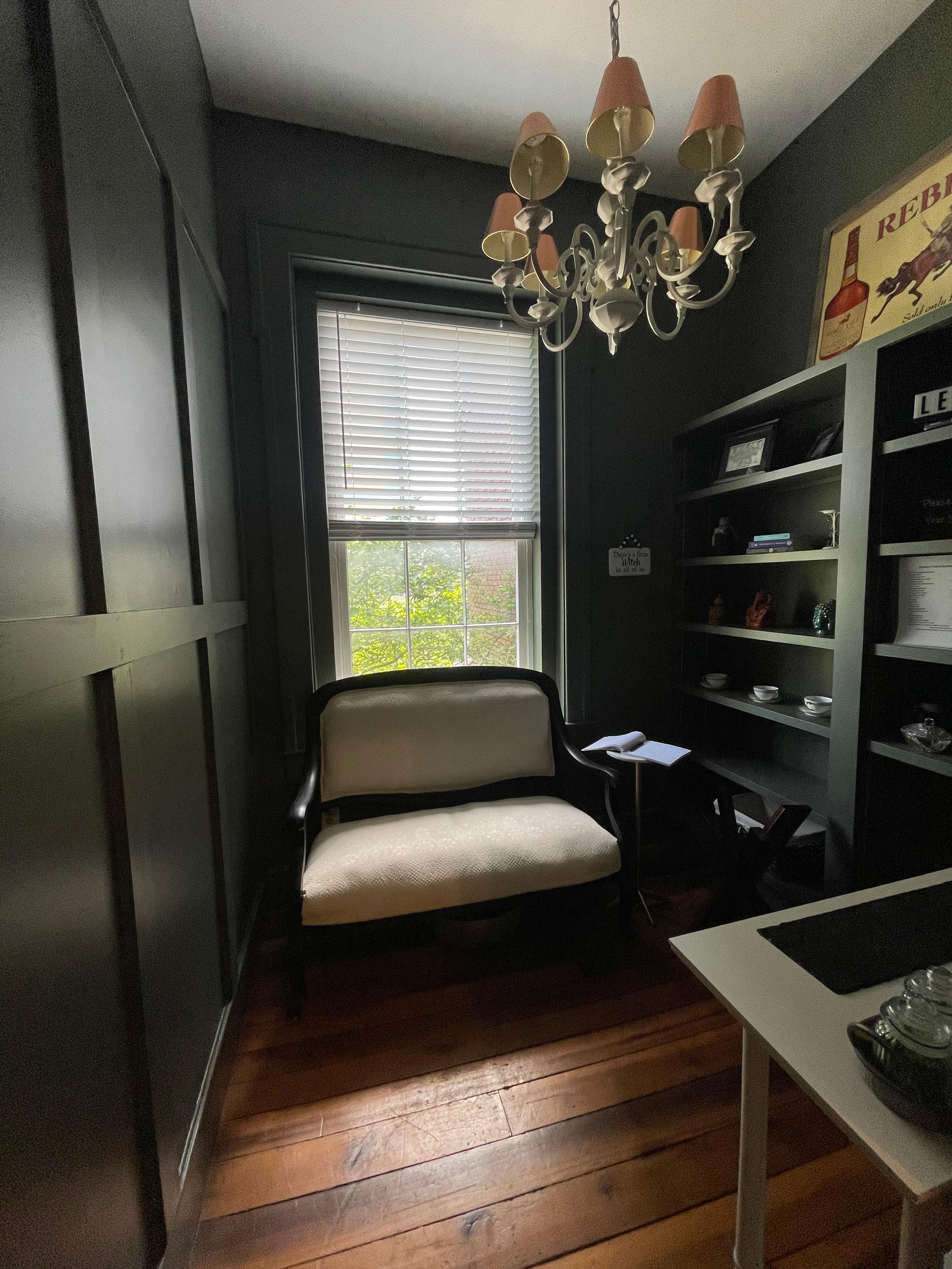 Bonus sitting room outside of living room and rest of home