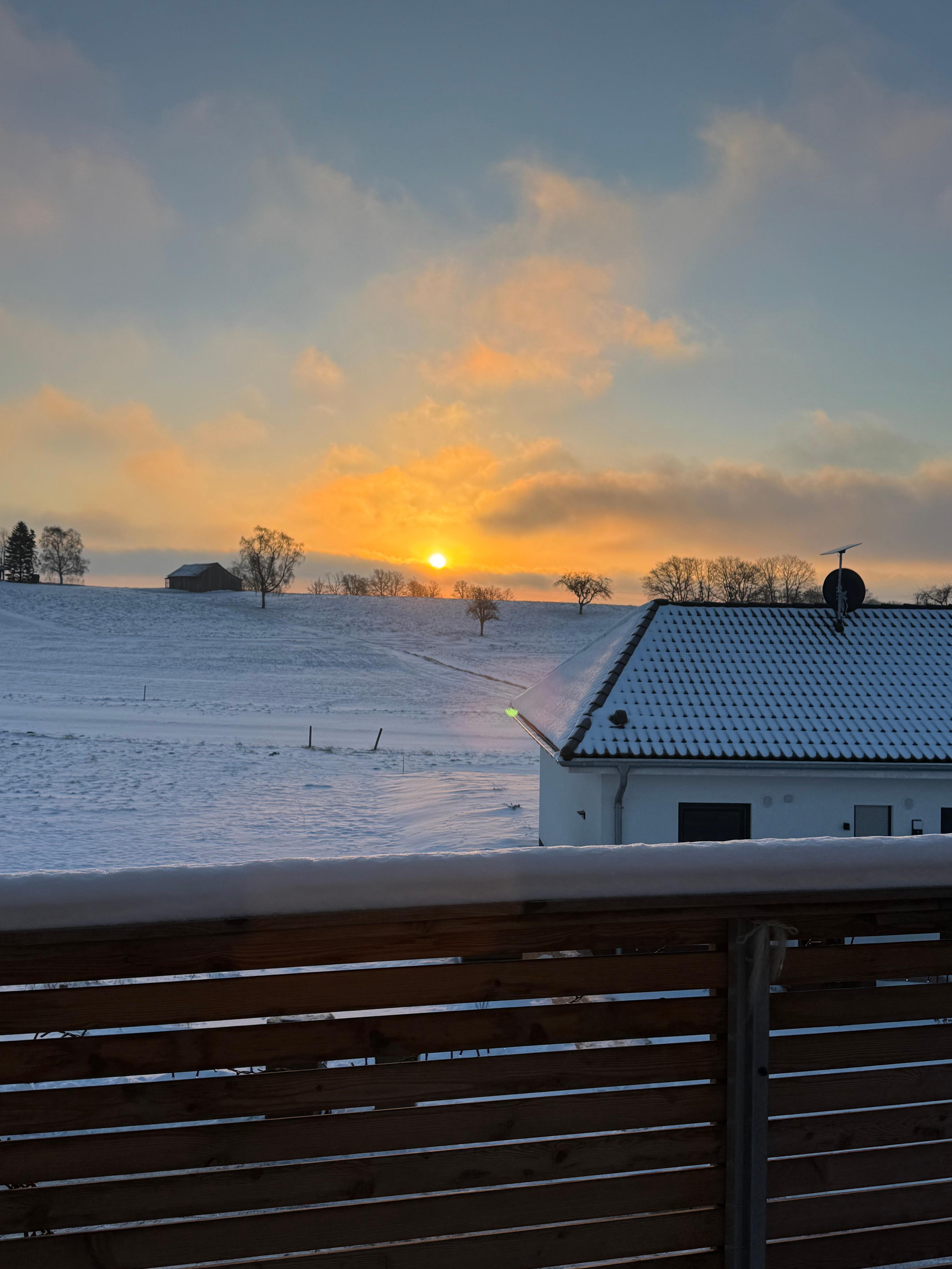 Ausblick am frühen Morgen