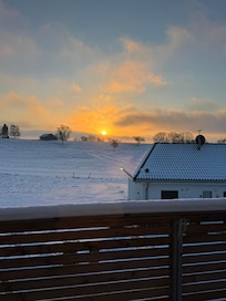 Ausblick am frühen Morgen