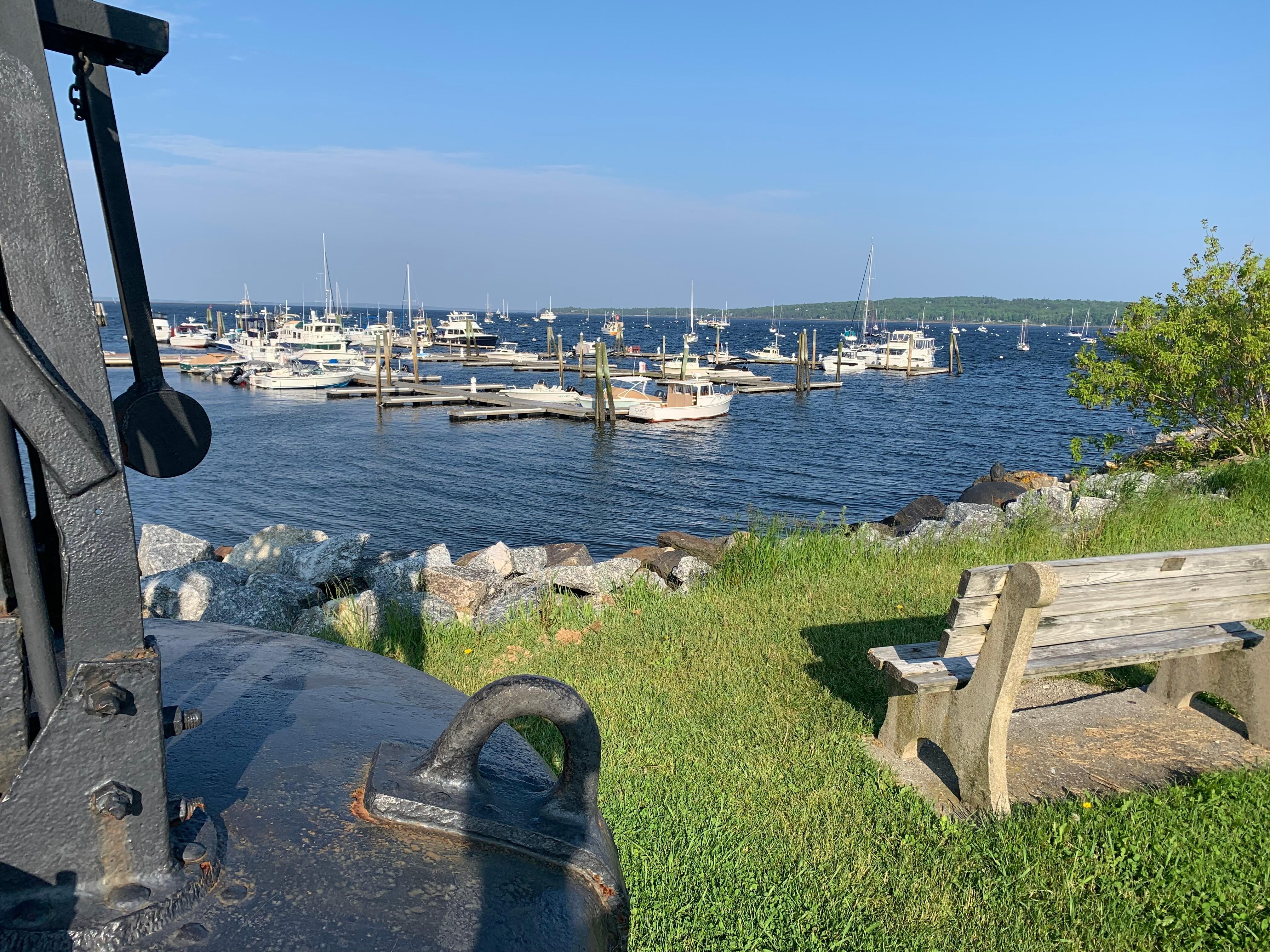  View of the harbor near the hotel. 