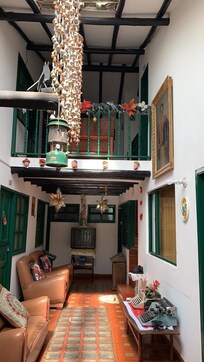 Detalles de un museo interno.
