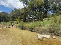 View from swimming hole very near the house