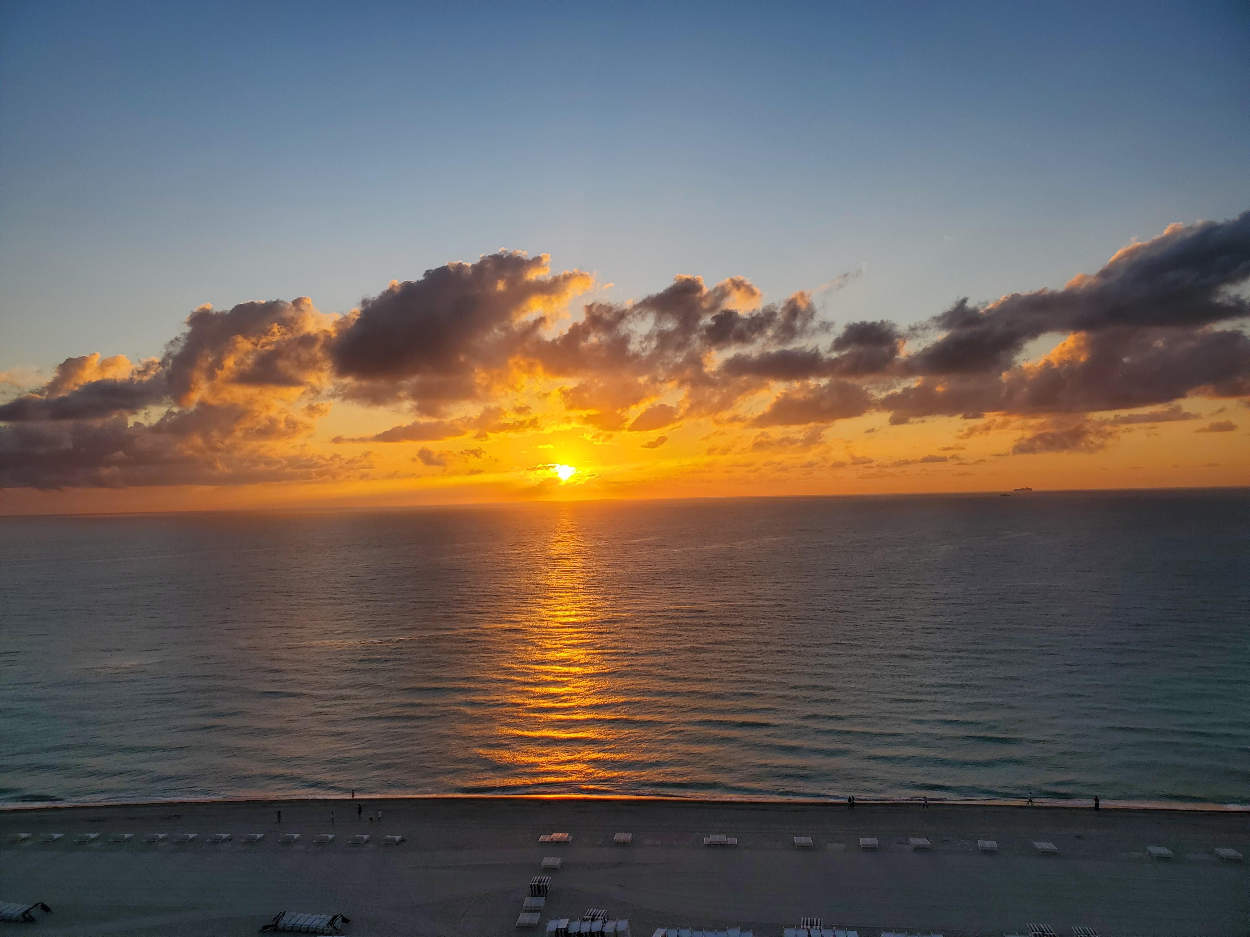 Sunrise from balcony