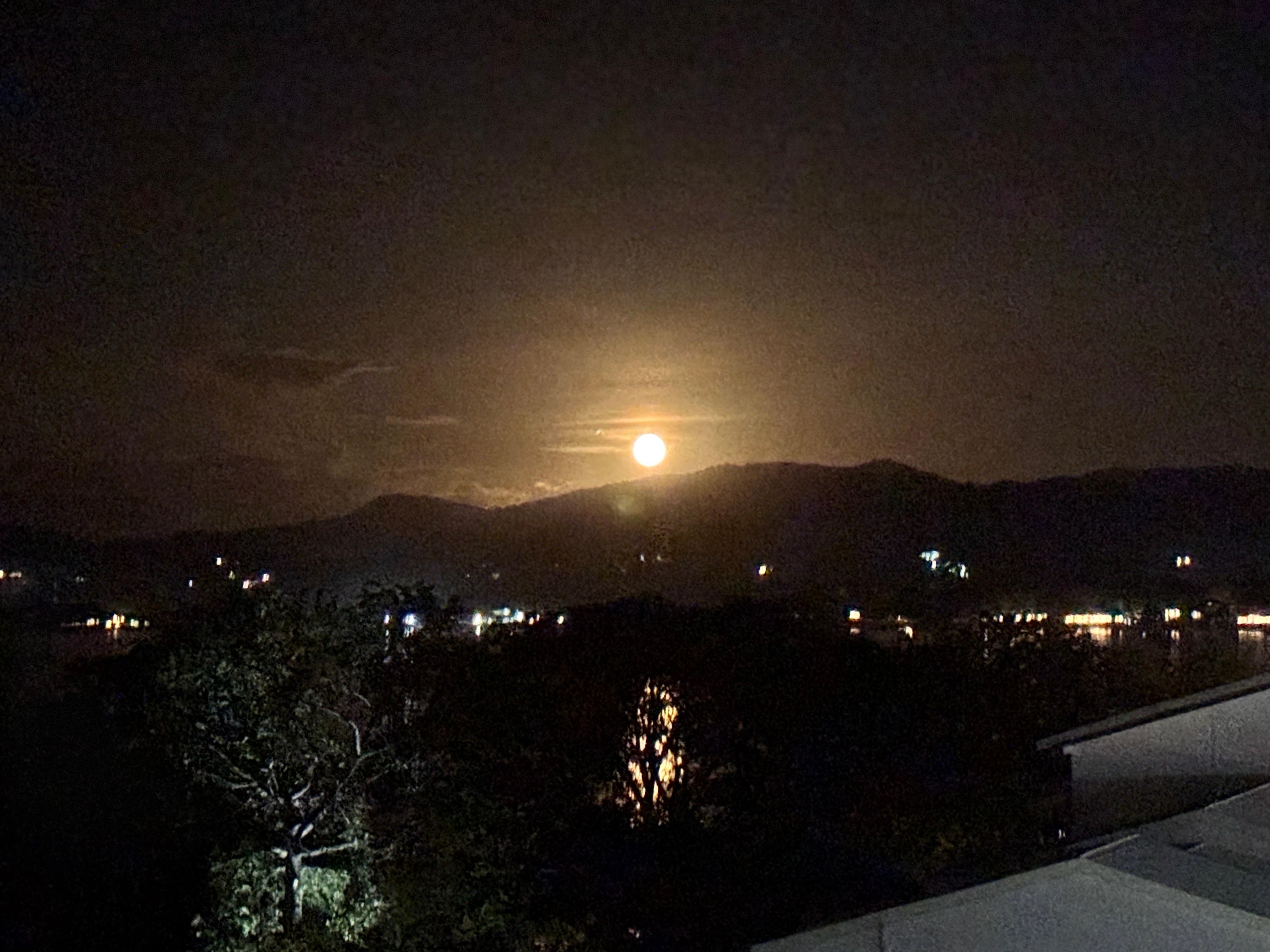 Full moon from the deck!