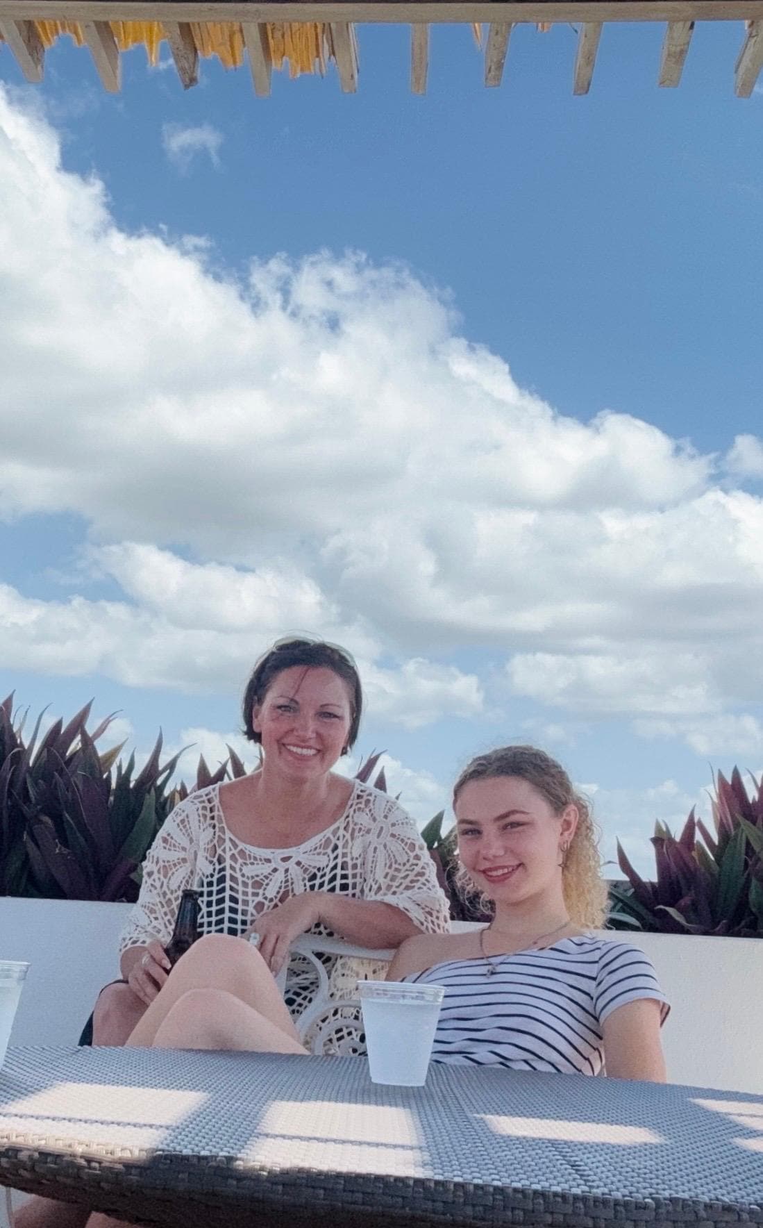 Rooftop breakfast 