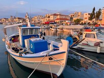 Evening view of Aegina