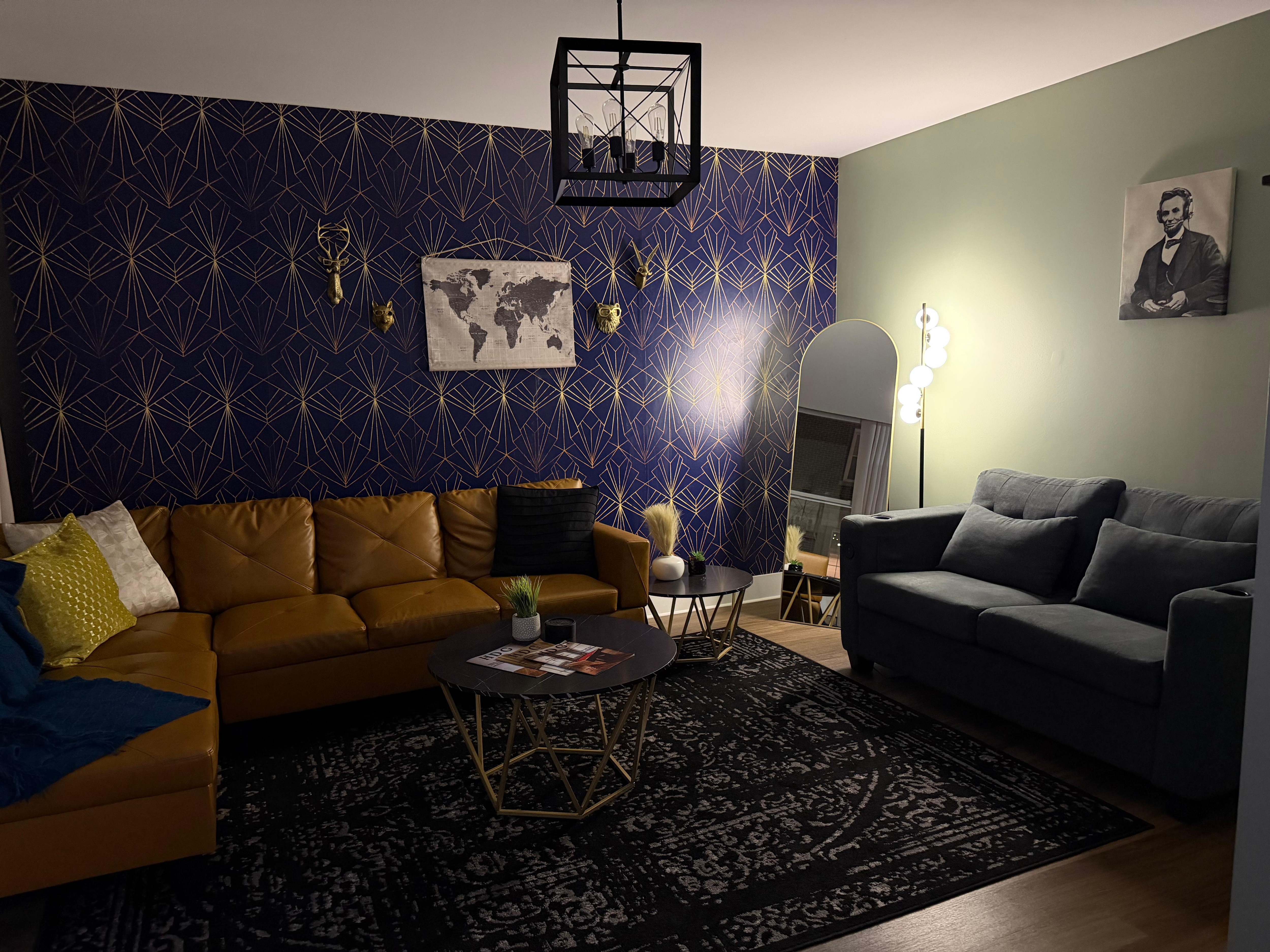 Living room ambiance at night! 