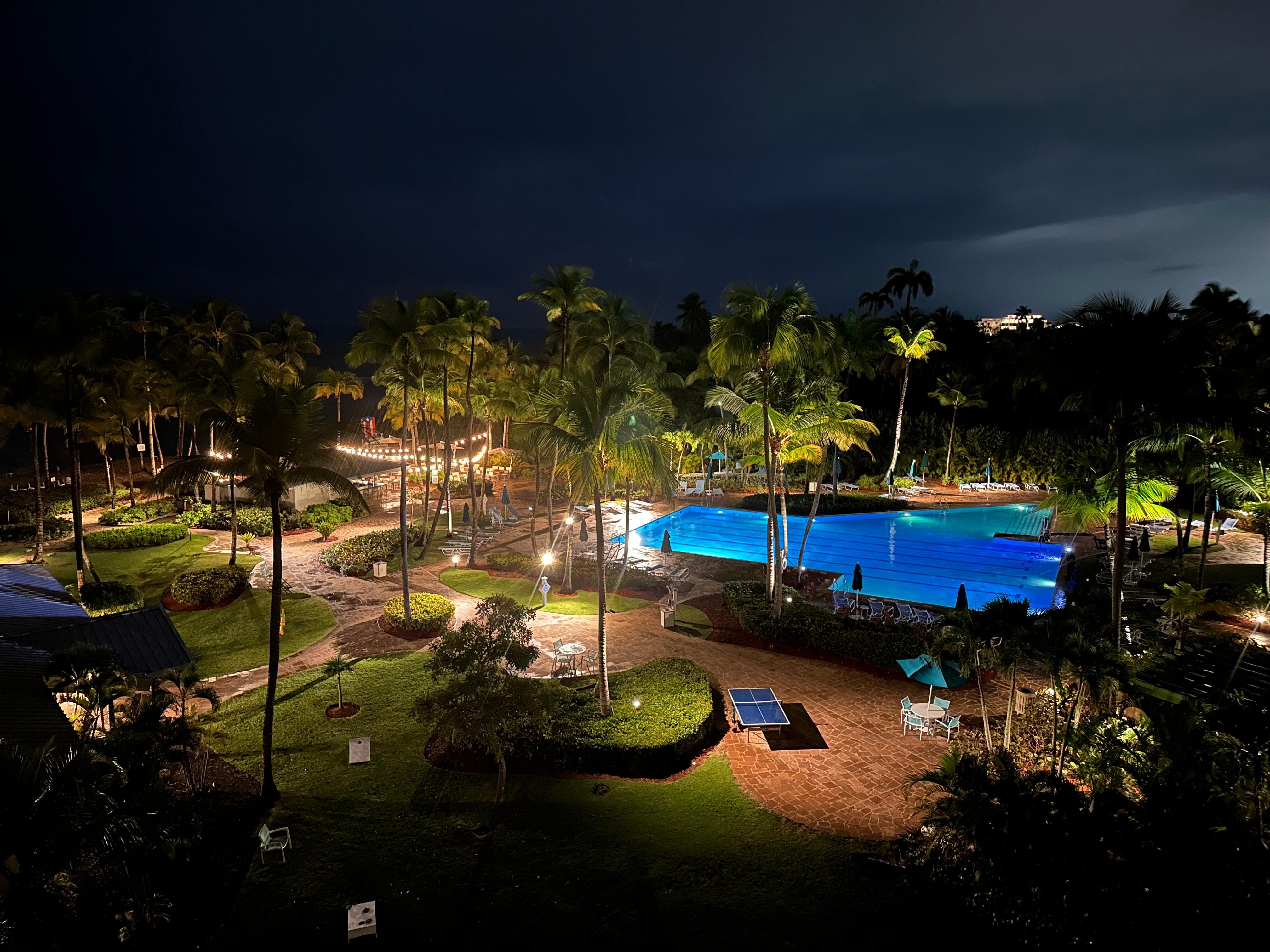 View from our 5th-floor balcony