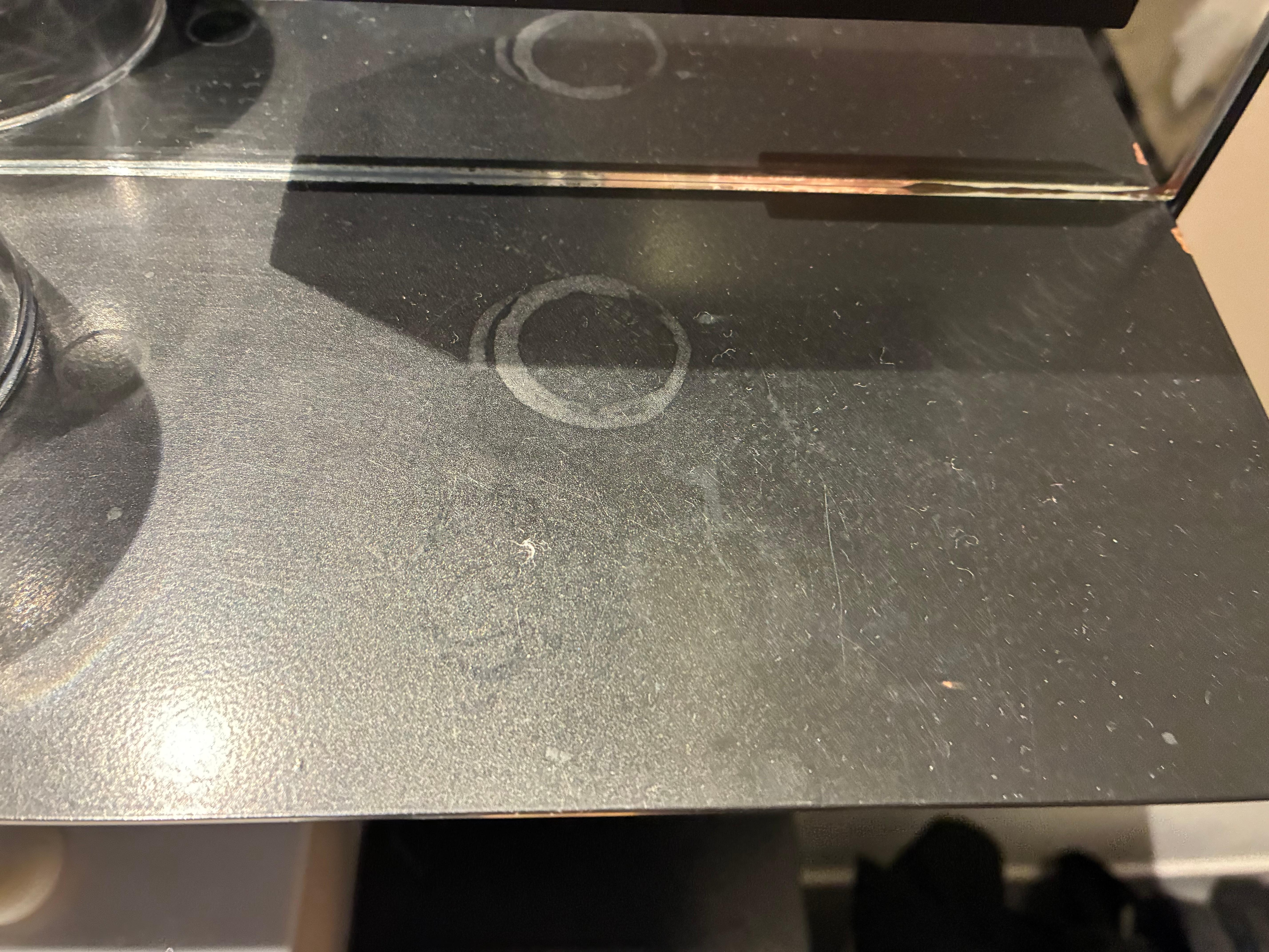 初日から汚れていた