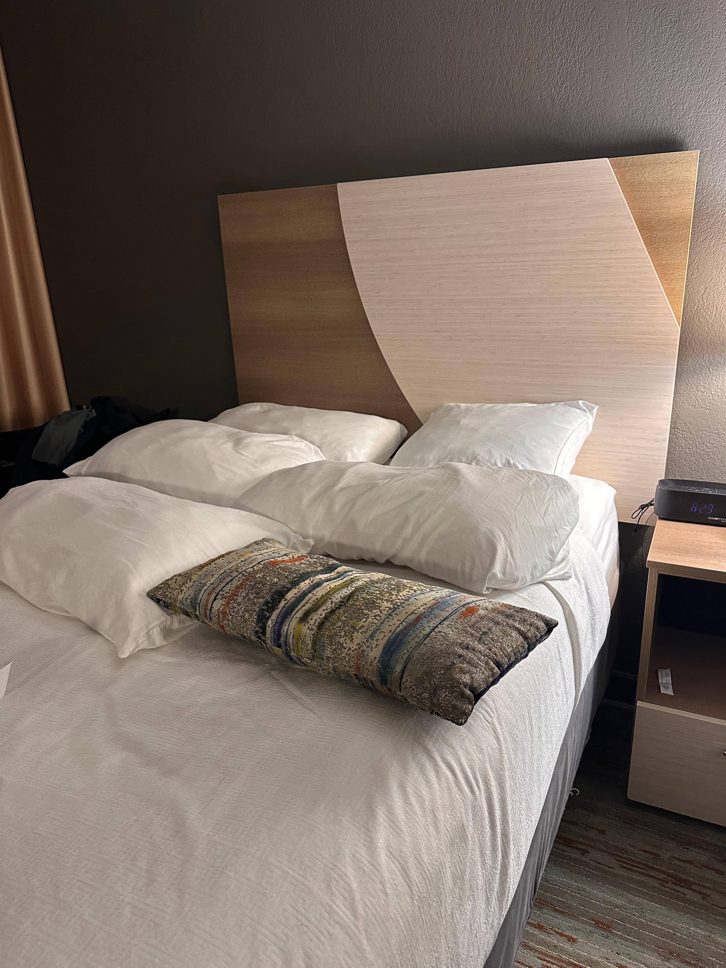 This is how the staff left the bed