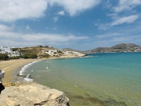 Beach in front of hotel