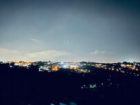 Night view from the balcony