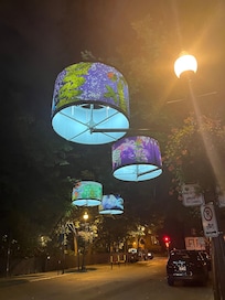 Beautiful lanterns on Cartier St.