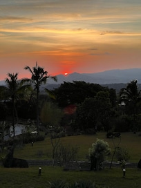View of sunset from the 2nd floor veranda v