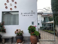 Entrance of the hotel