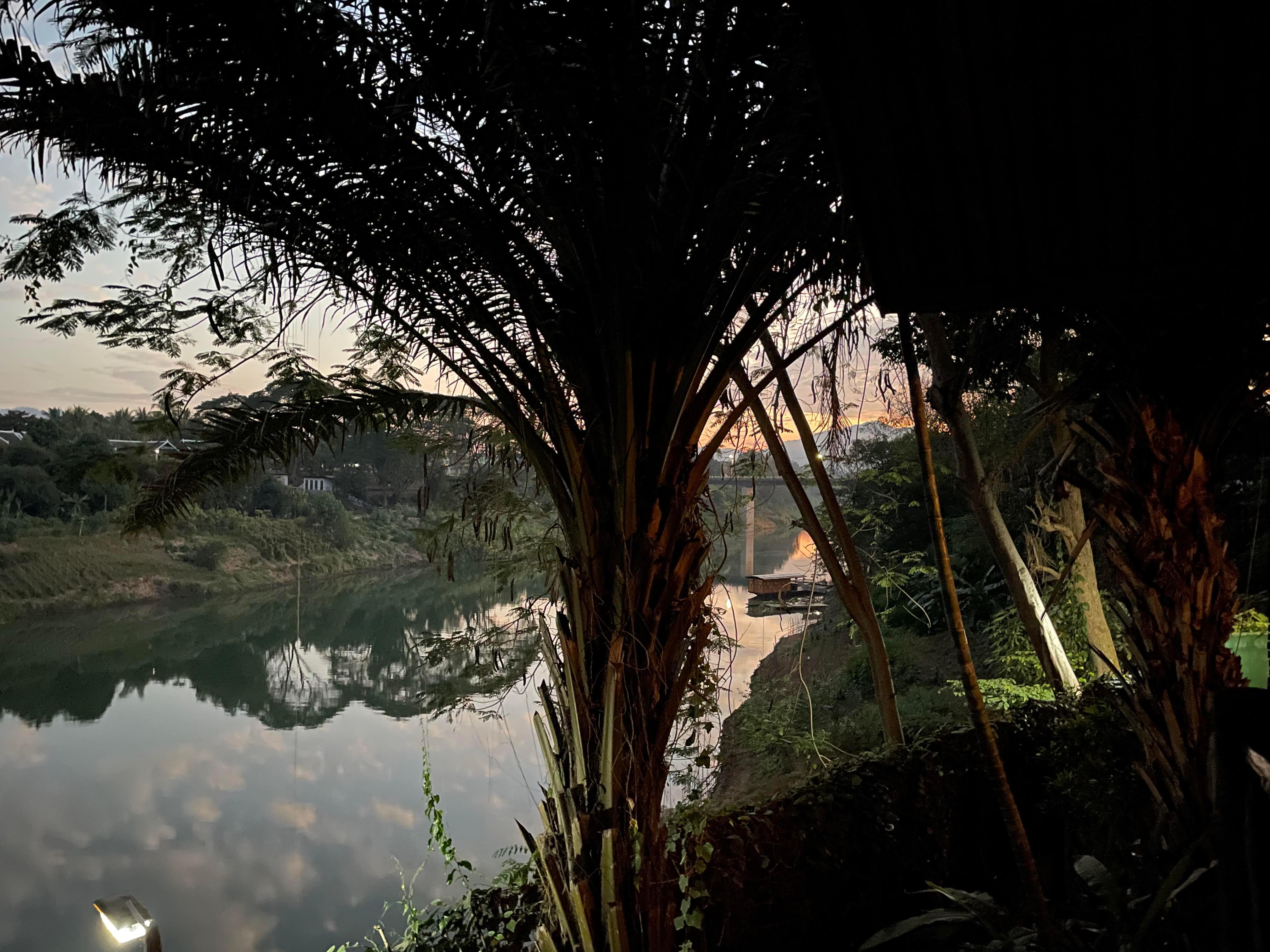 Very early morning view from our terrasse.